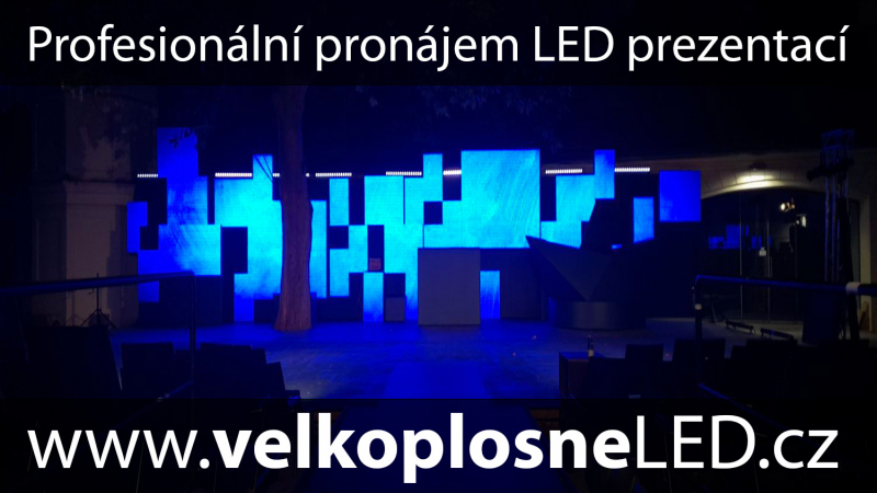 Profesionální pronájem LED prezentací