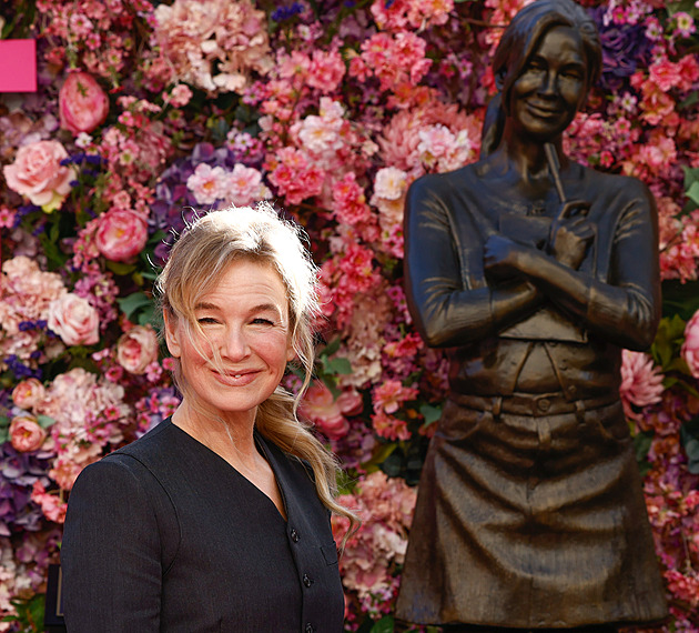 Je roztomilejší než já, reagovala Zellwegerová na sochu Bridget Jonesové