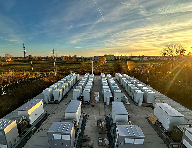 MND spouští na jihu Moravy obří bateriové úložiště, pomůže stabilizovat síť